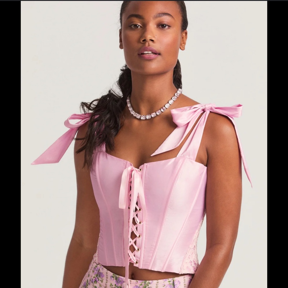 NWT Azina Bustier Loveshackfancy Top